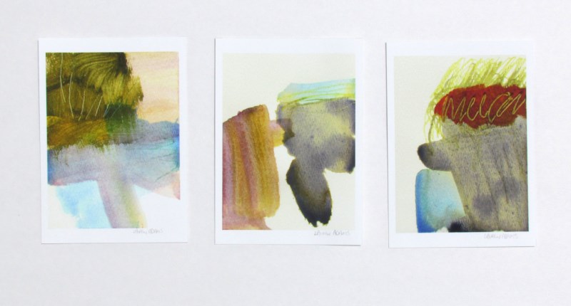 Set of 3 modern art prints by Lauren Adams