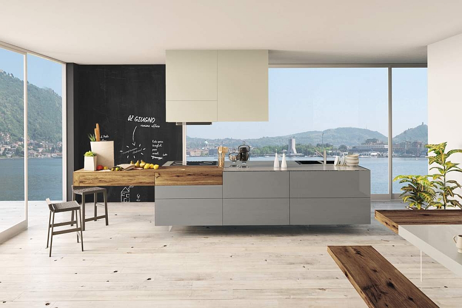 Shape your kitchen island and innovative storage units using 36e8