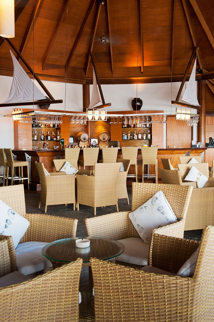 Sip on your favorite drink as you relax at the exquisite Kuramathi Island Resort