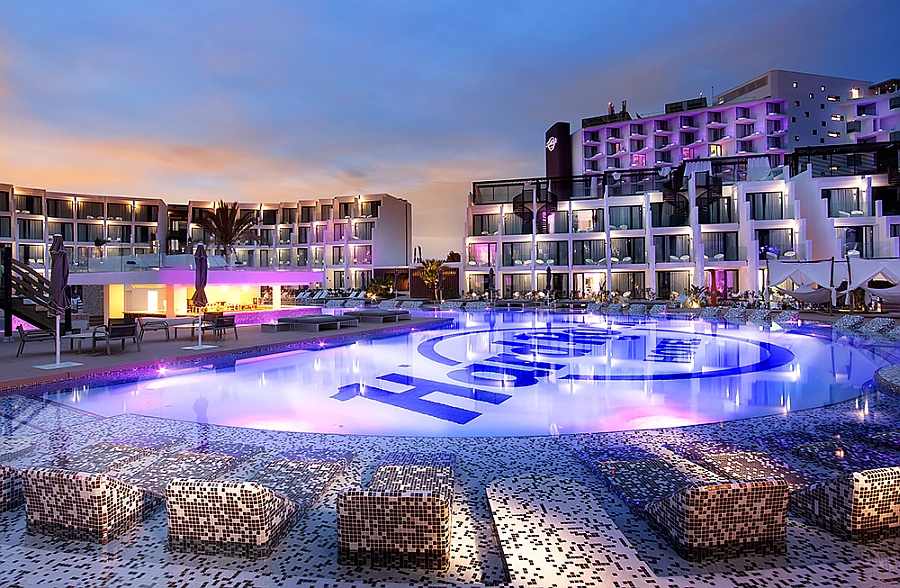 Splash Pool at the Hard Rock Hotel Ibiza