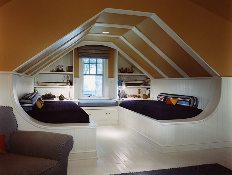 Attic Bedrooms With Slanted Walls