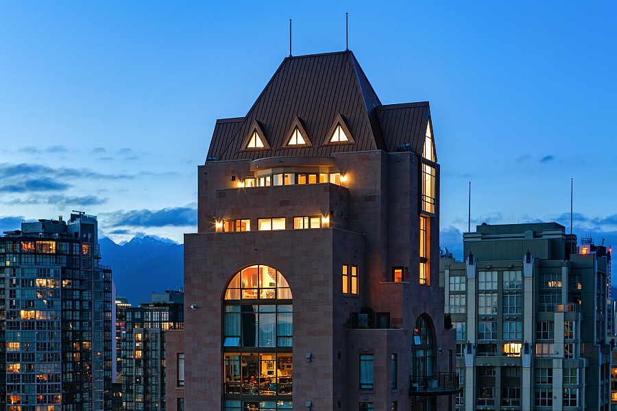 View of the exclusive Grace Penthouse