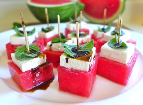 Watermelon and feta