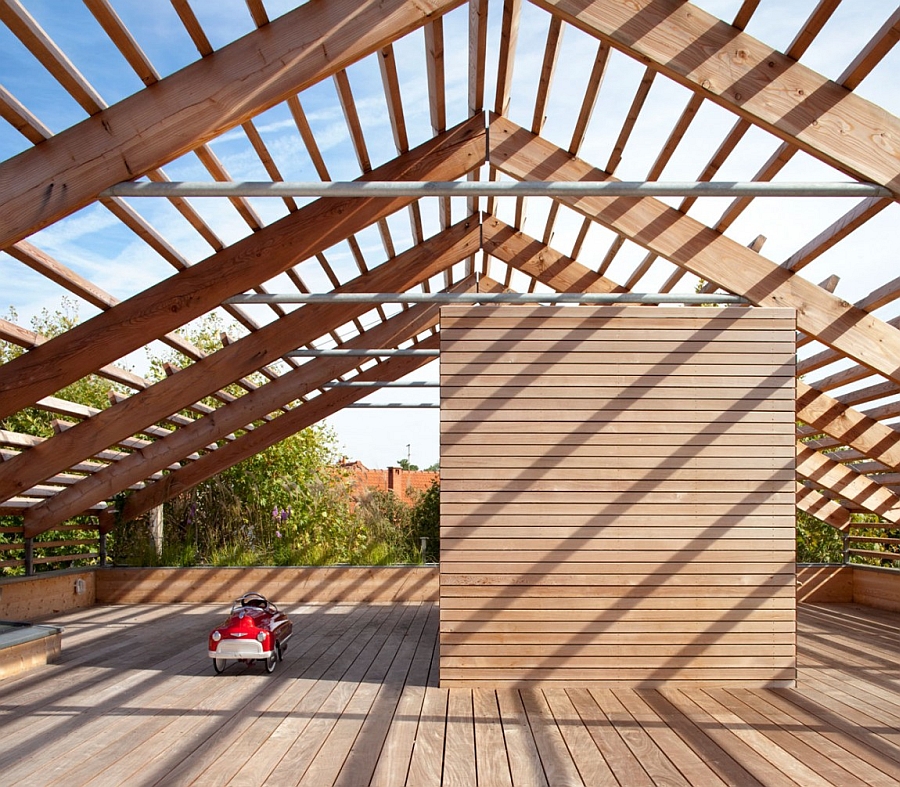 A look at the vegetable terrace of the planet-friendly house in Paris