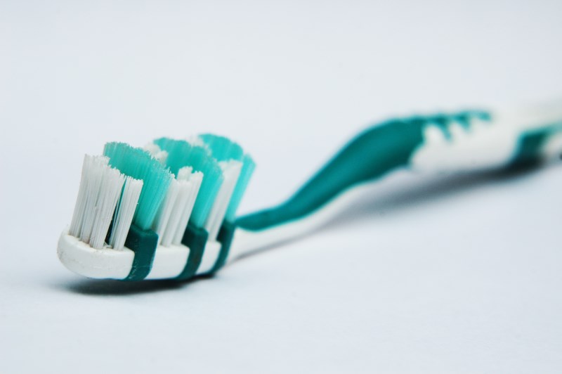 A toothbrush makes a handy cleaning tool