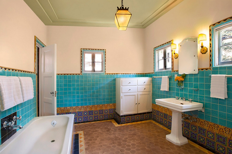 Moroccan Bathrooms With A Modern Flair, Moroccan Tile Bathroom Ideas