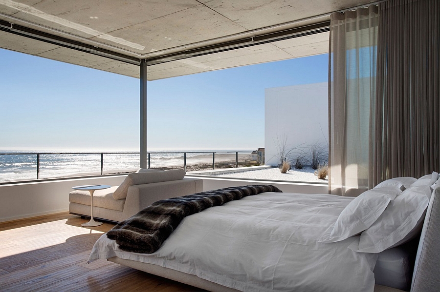 Breathtaking ocean views from the bedroom steal the show