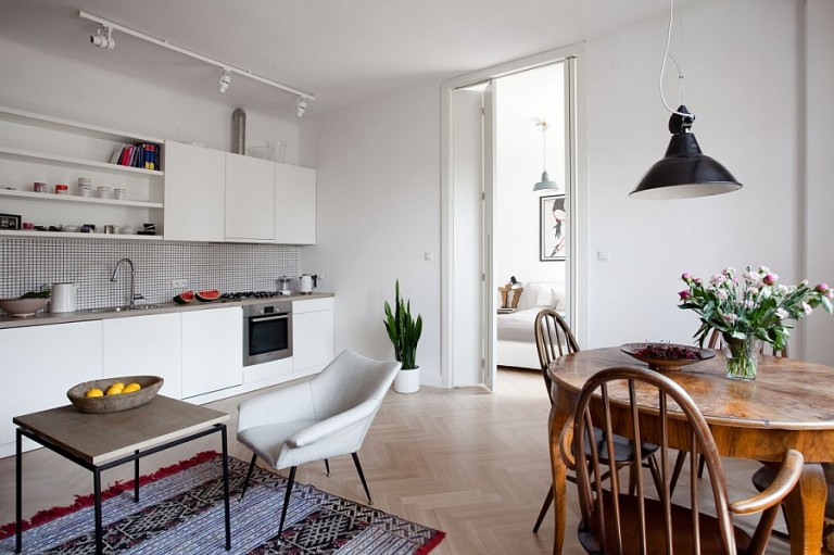Small Private Apartment In Warsaw Gets A Bright And Cheerful Makeover ...