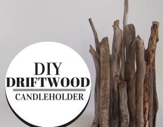 DIY Driftwood Candleholder Brings Home Rustic Summer Charm!