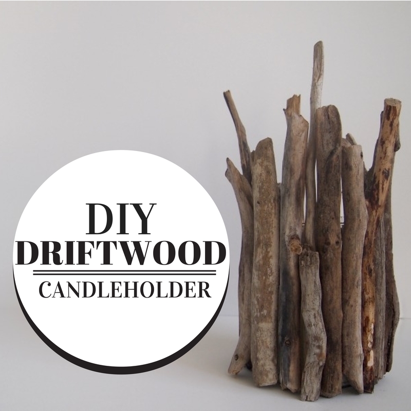 DIY Driftwood Candleholder