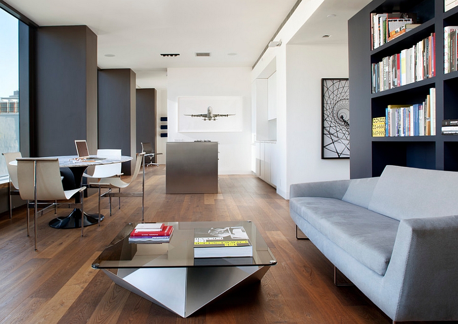 Decorating the contemporary home with books in style! [Design: CCS Architecture]