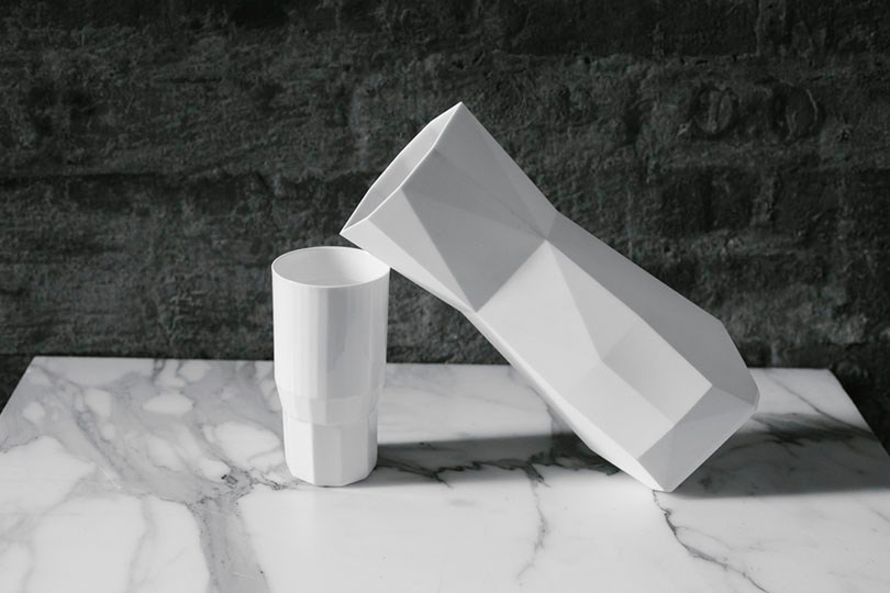 Faceted tumblers designed by Fort Standard