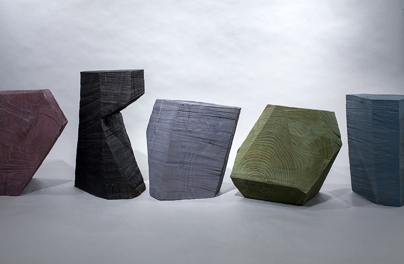 Fort Standard's Chainsaw Stools are crafted from fallen trees