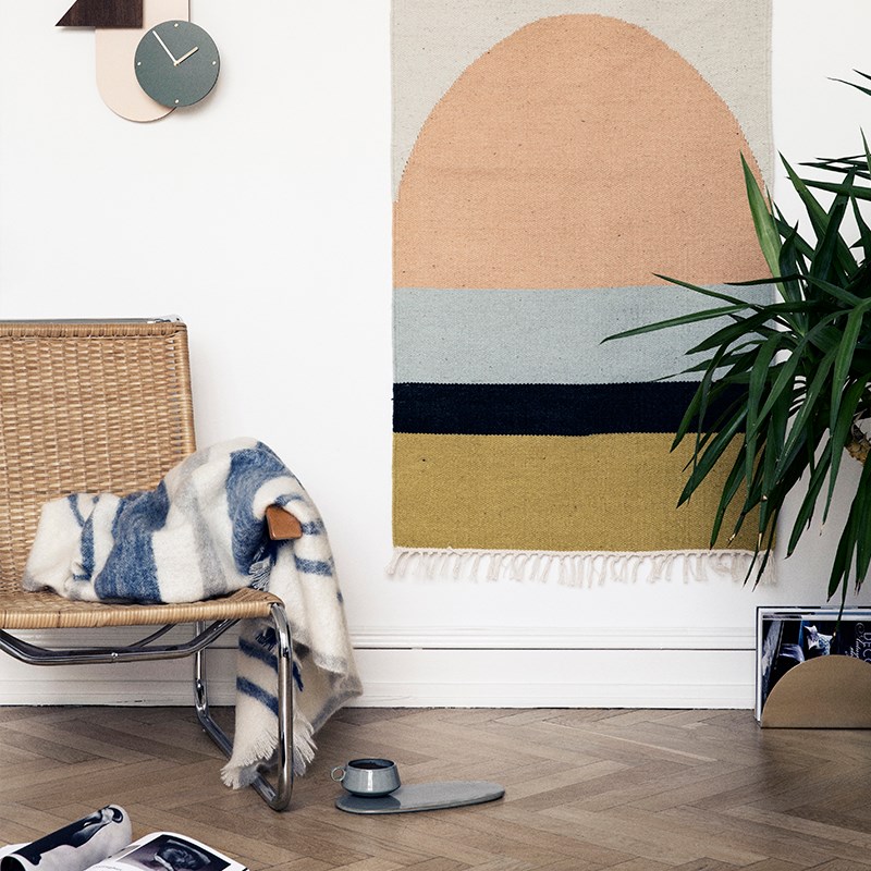 Geometric rug from Ferm Living