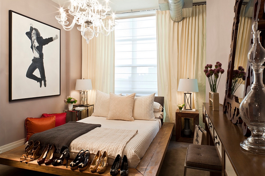 Give your feminine bedroom a modern bohemian style