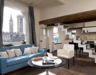 Ancient Watchtower In Florence Transformed Into A Stunning Modern Apartment