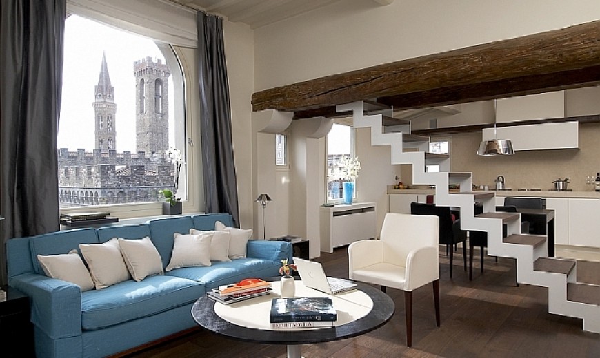 Ancient Watchtower In Florence Transformed Into A Stunning Modern Apartment