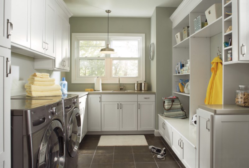 Laundry room cabinetry by Pro Stone