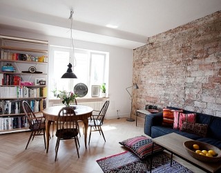 Small Private Apartment In Warsaw Gets A Bright And Cheerful Makeover