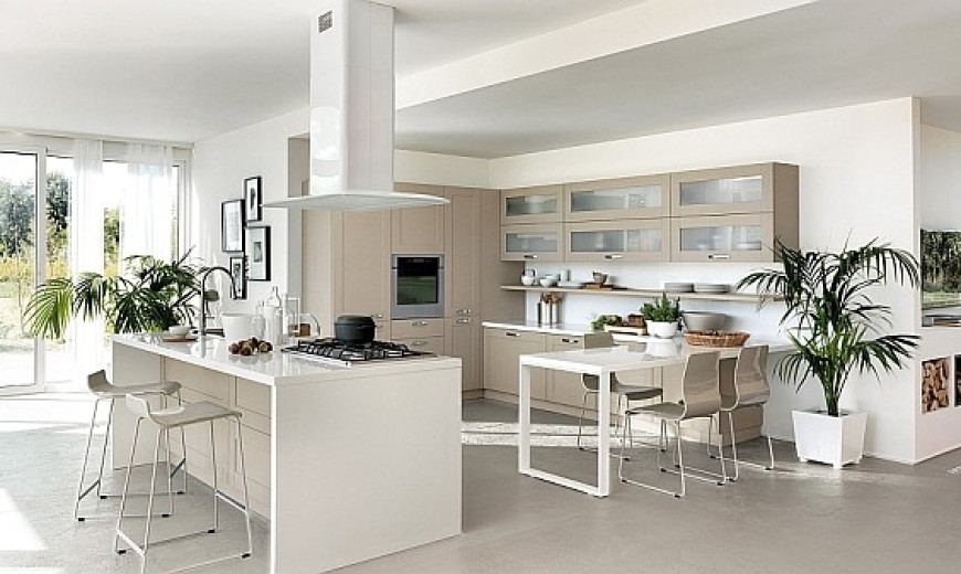 Modular Living Area And Kitchen Compositions Offer Versatile Design Solutions