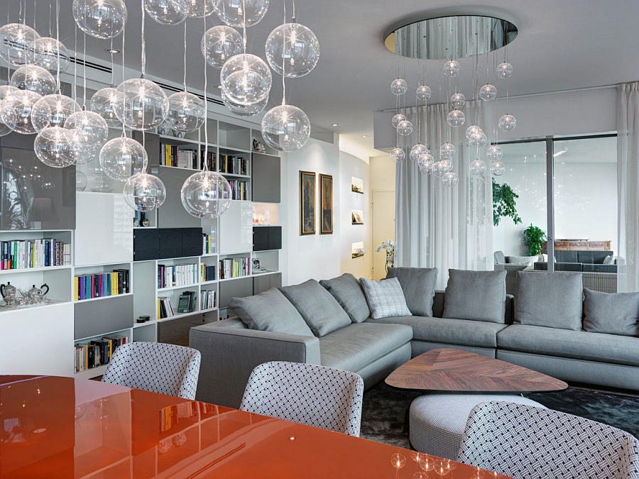 Stylish lighting steals the show in this trendy Milan Apartment