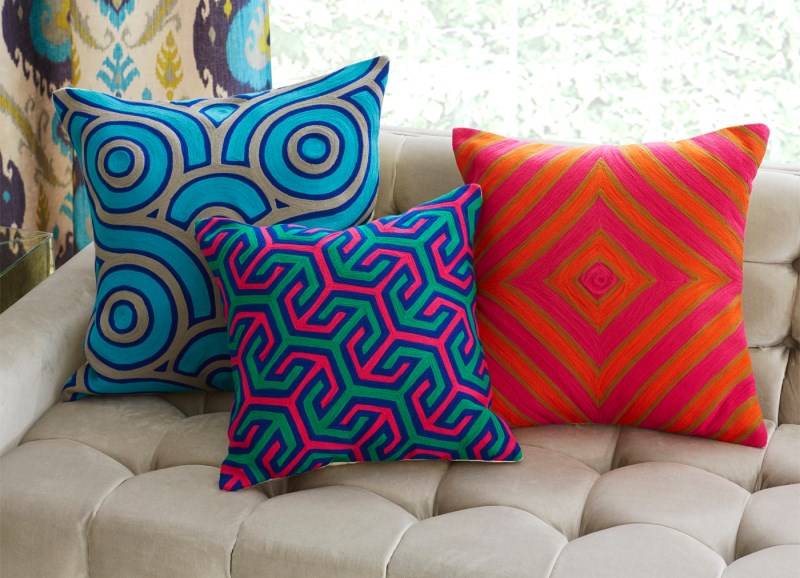 Throw pillows from Jonathan Adler