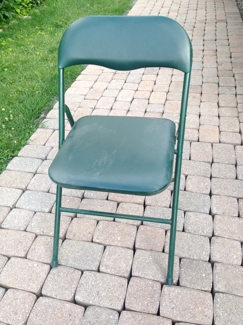 Folding Chair Makeover