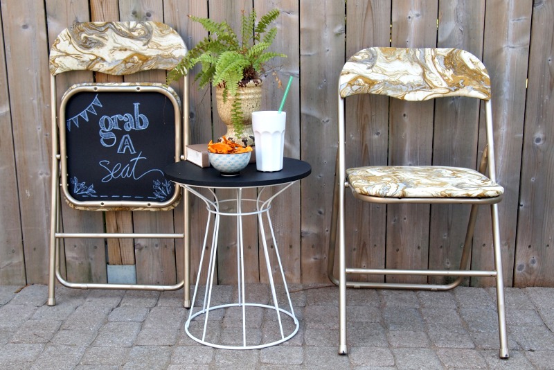 Folding Chair Makeover