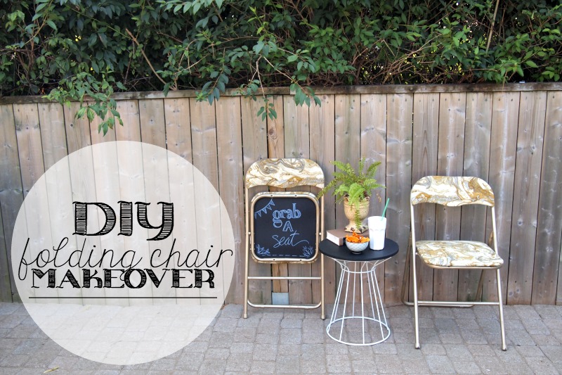 Folding Chair Makeover