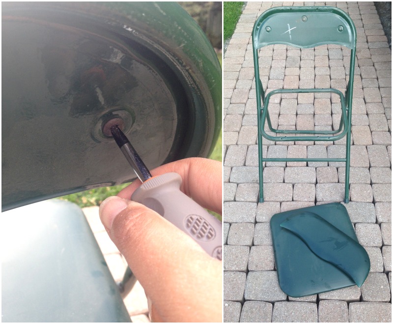 Folding Chair Makeover