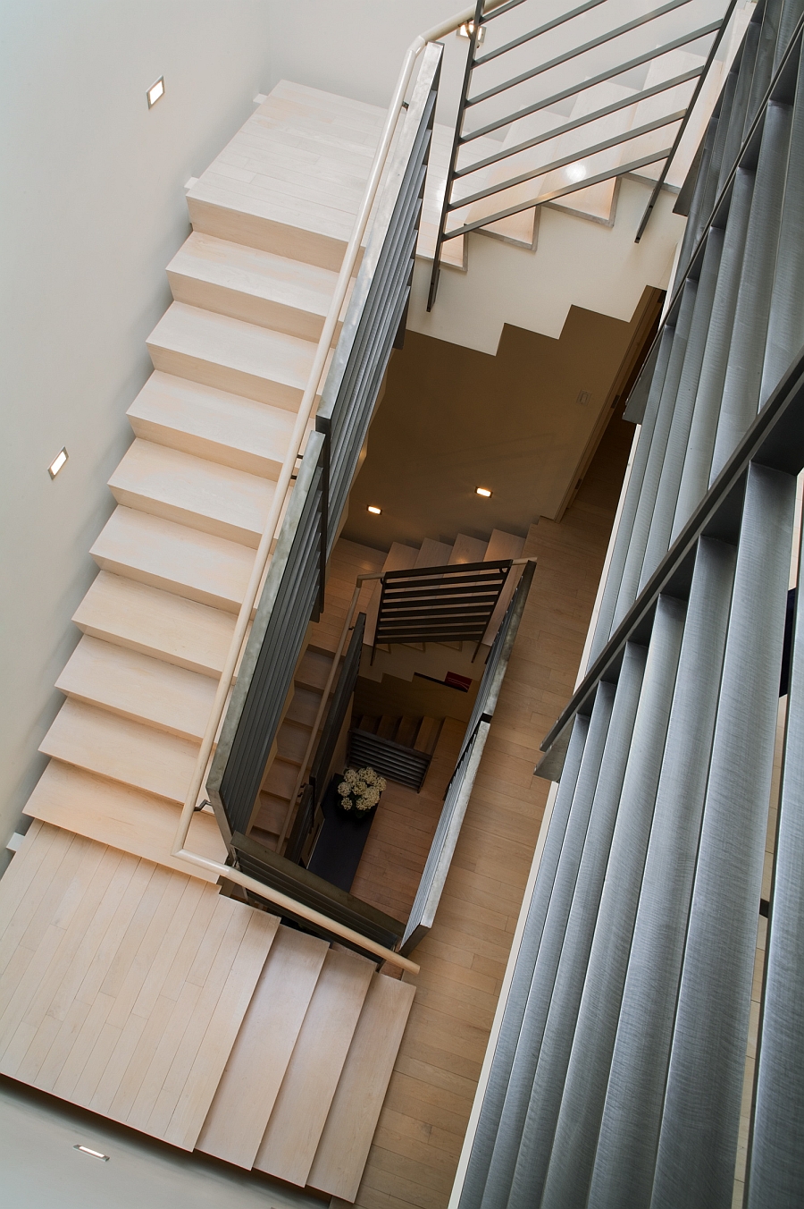 A view from the top level of the renovated NYC Townhouse