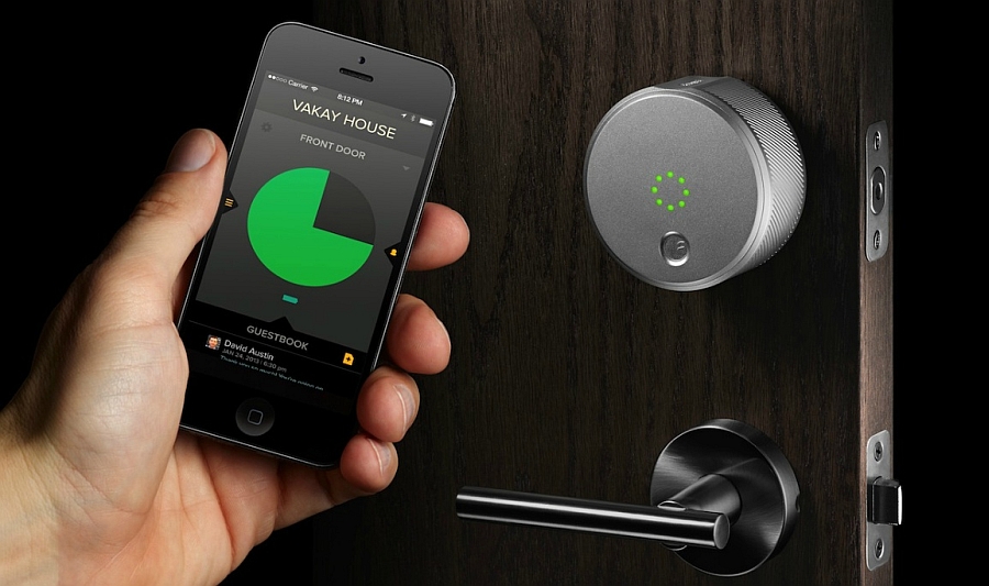 August Smart lock has a sleek and easy interface