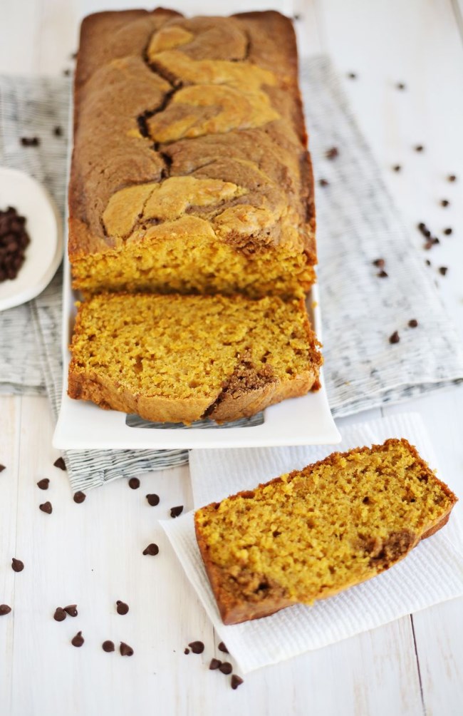 Chocolate pumpkin bread