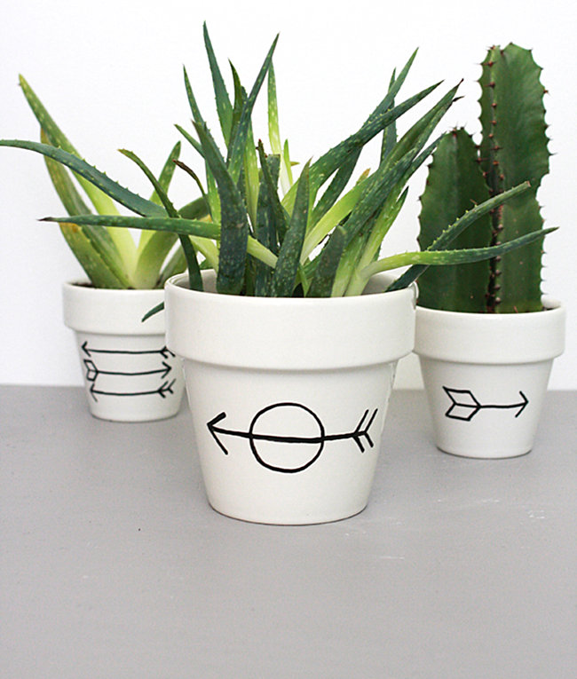 DIY Arrow Planter