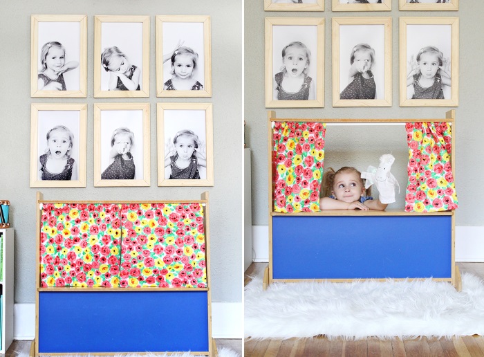 DIY frame gallery wall