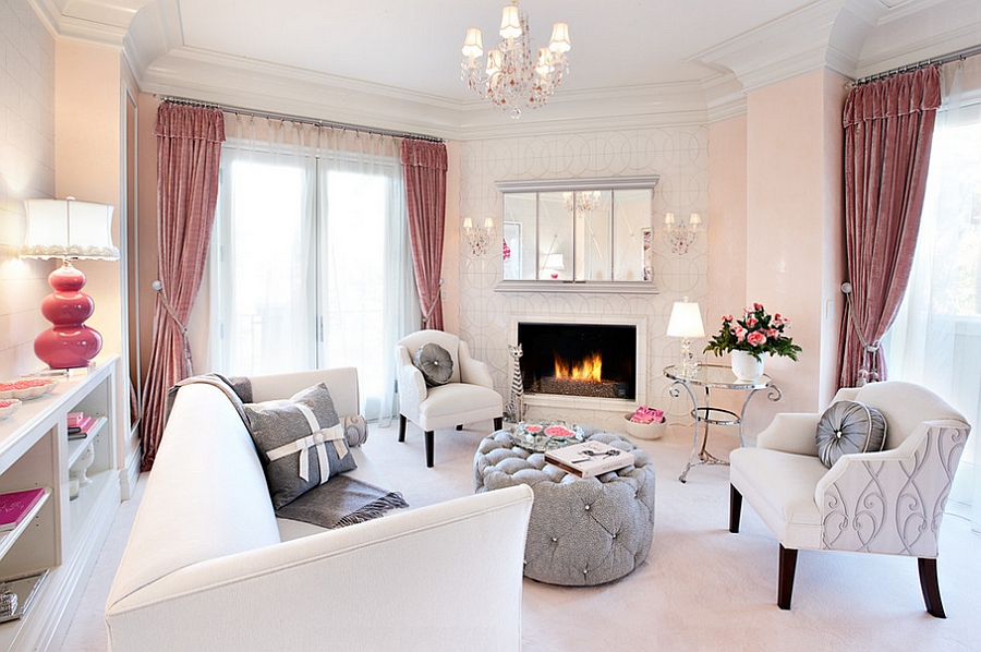 living room feminine warm eclectic tasteful rooms interiors glow dudley tara decor delicate