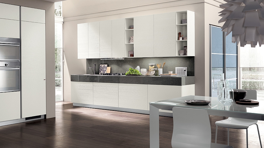 Form and functionality come together in this Scavolini kitchen