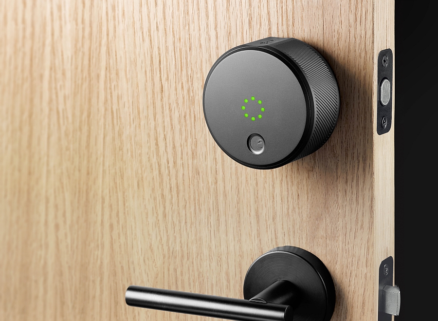 Gorgeous August Smart Lock in sleek Grey