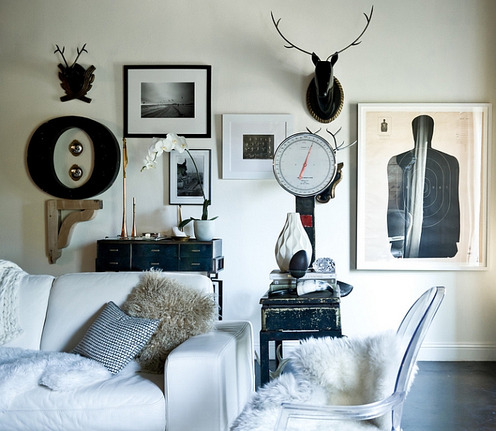 Grey, white and black living room with a Scandinavian touch [Design: Jamie Laubhan-Oliver]