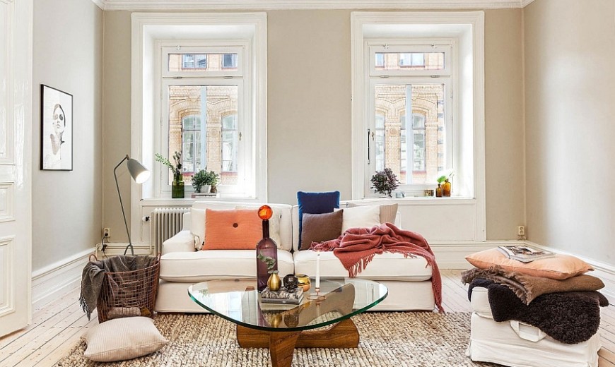 Scandinavian Design Lessons: Trendy Apartment in Vasastan!