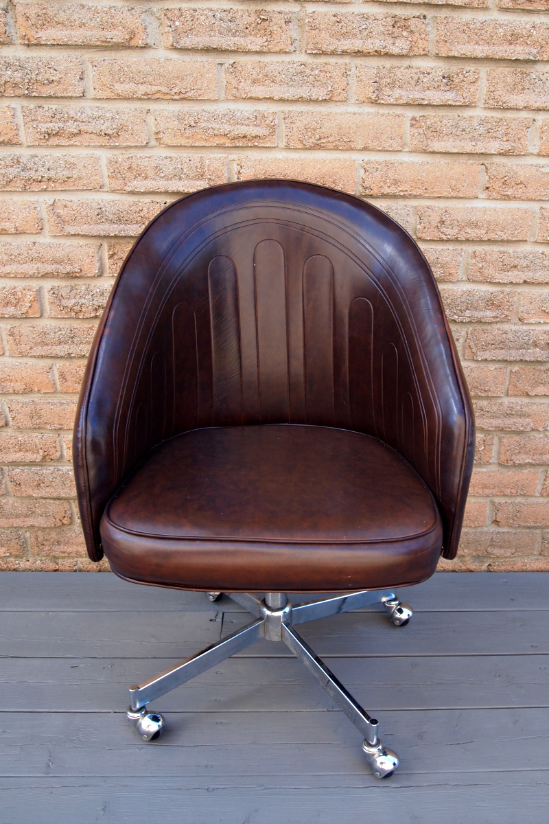 Transform Your Leather Chair with Spray Paint