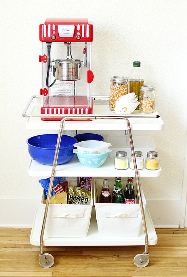 Popcorn cart DIY