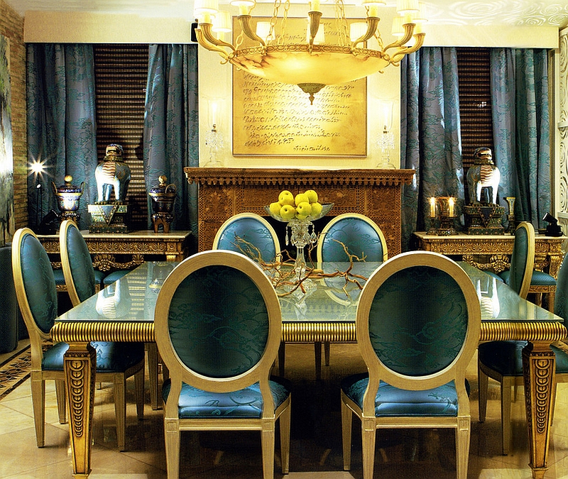 Regal Deco Dining Room is all about gold!