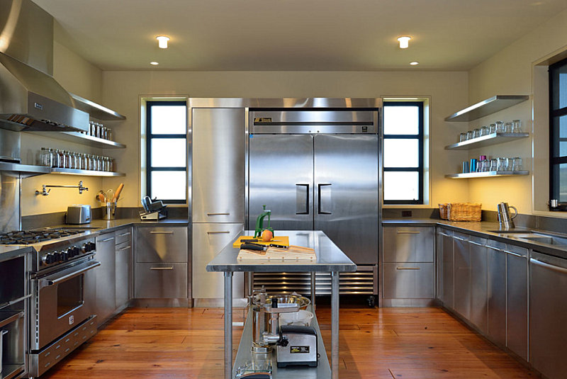 Stainless steel kitchen