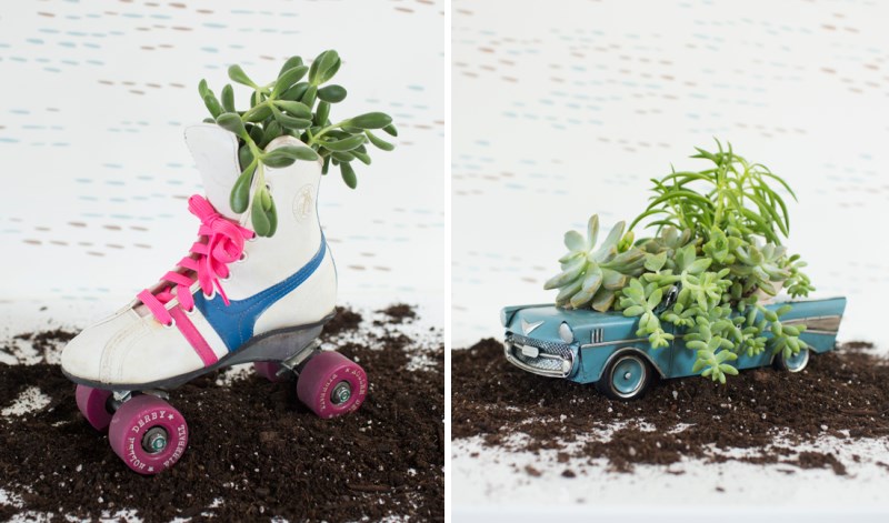 Vintage DIY planter idea from Oh Joy!