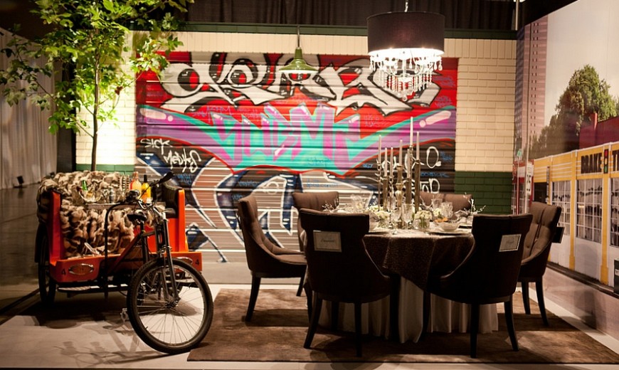 Graffiti Brings Spirited Street Style Indoors With Creative, Colorful Flair