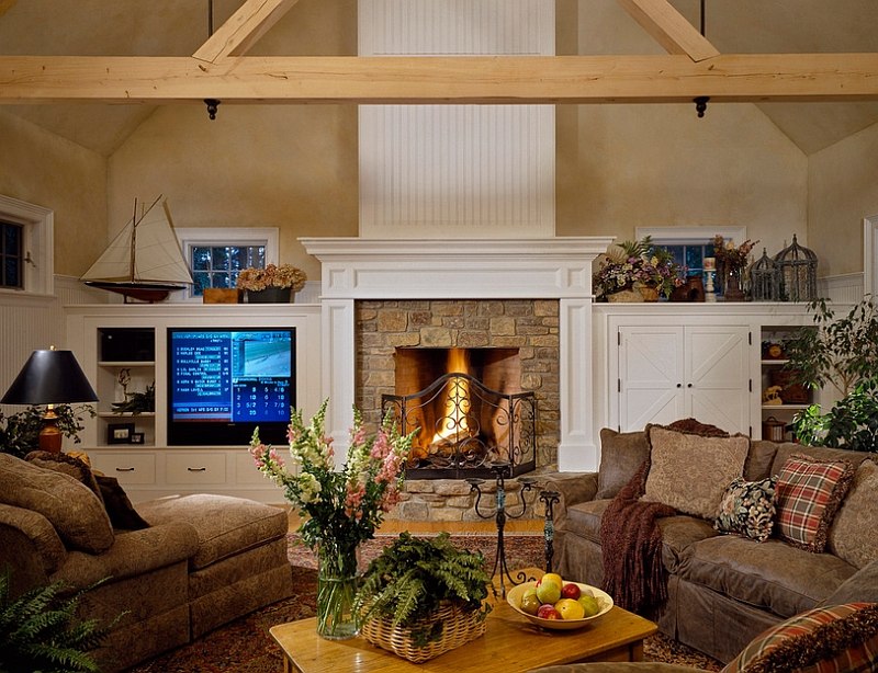 A perfect living room for the chilly winters ahead [Design: Witt Construction]