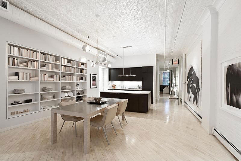 Art gallery style leaves its impression of the smart NYC loft