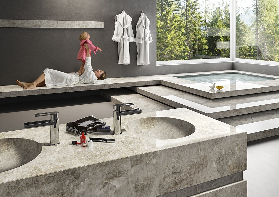 Bacteria resistant natural stone surfaces from Antolini for the contemporary home