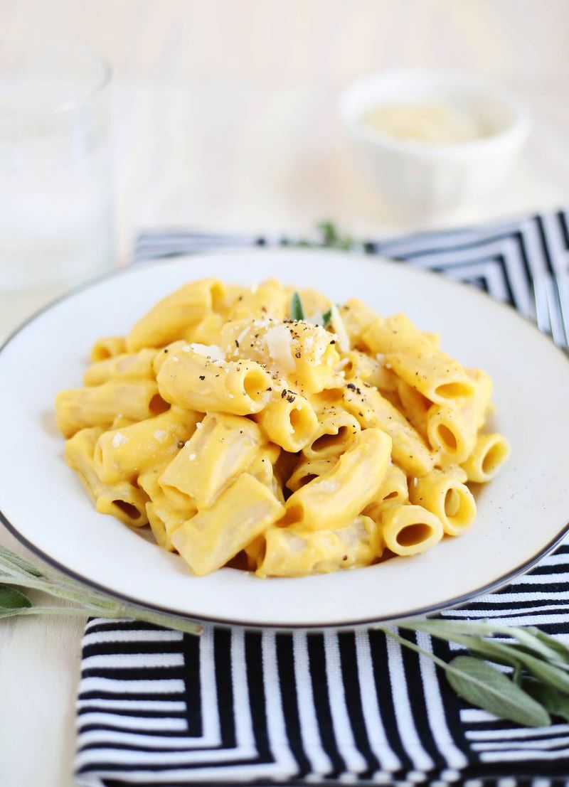 Butternut squash pasta from A Beautiful Mess